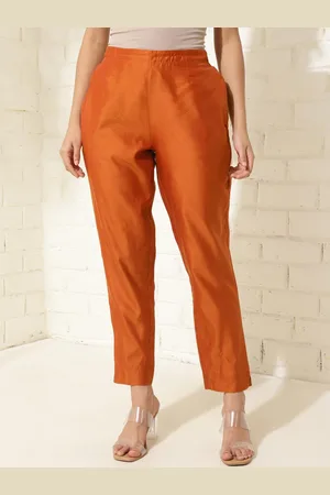Fabindia Women Mid Rise Regular Trouser