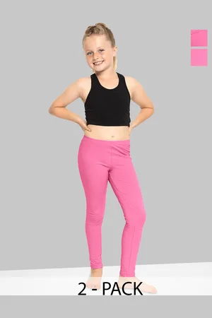 naughty ninos Girls Pack Of 2 Ankle-Length Leggings
