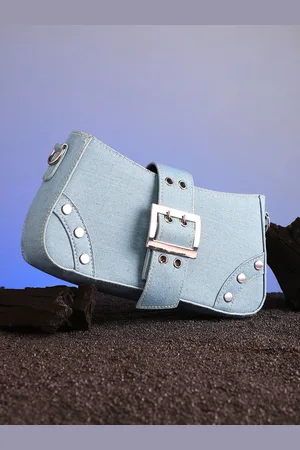 Campus Sutra Embellished Structured Sling Bag