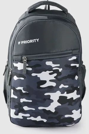 Priority Unisex Camouflage Printed Backpack - 28 L