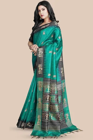 Rani Saahiba Ethnic Motifs Printed Saree With Blouse Piece