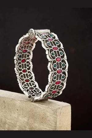 Fabindia Stone-Studded Openable Bangle