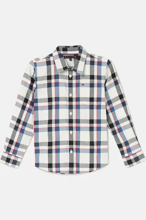 Tommy Hilfiger Boys Buffalo Checks Opaque Checked Casual Shirt