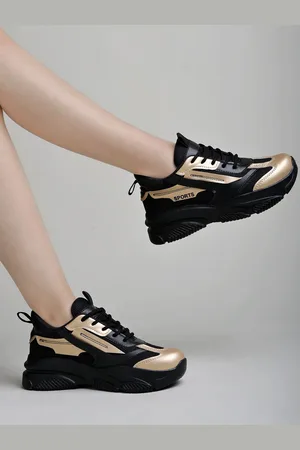 Shoetopia Girls Woven Design Sneakers
