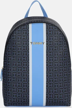 Tommy Hilfiger Striped Structured Sling Bag with Quilted