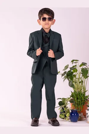 Vastramay Boys Single-Breasted Five Pieces Party Suit