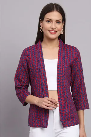 Kalini Women Printed Embellished Shrug