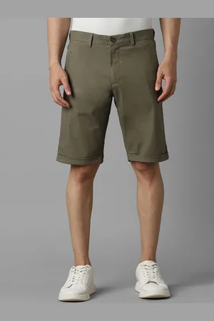 Louis Philippe Men Slim Fit Chino Shorts