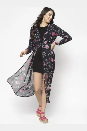 Sera Women Printed Longline Shrug