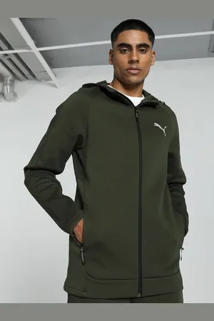 PUMA EVOSTRIPE Full-Zip Men Slim Fit Long Sleeves Hoodie
