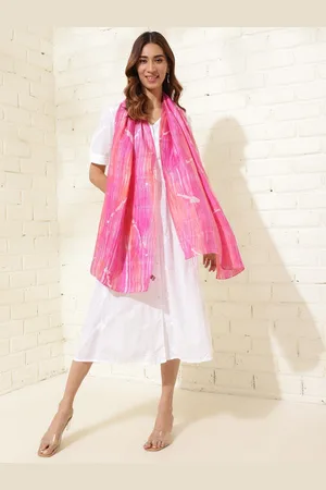 Fabindia Silk Batik Printed Stole