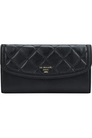 Da Milano Women Textured Leather Two Fold Wallet