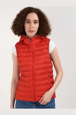 Tommy Hilfiger Women Solid Hooded Puffer Jacket