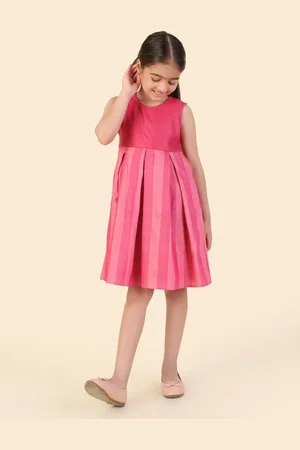 Fabindia Girls Fit & Flare Dress