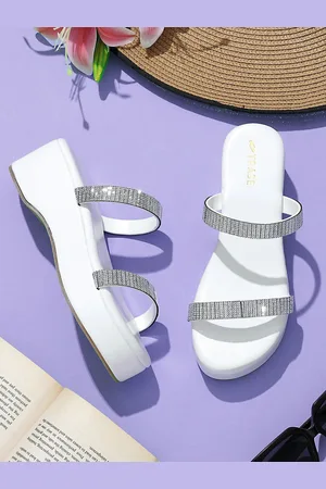 TRASE Textured Block Peep Toes