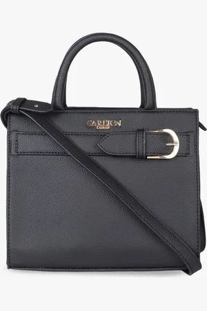 Carlton London Structured Handheld Bag with Applique