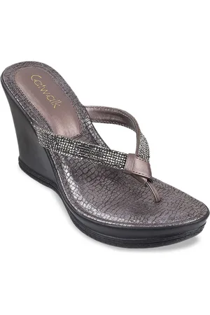 Catwalk Women Embellished Wedge Sandals