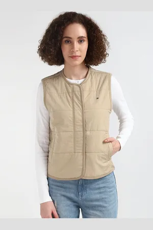 Tommy Hilfiger Checked Collarless Padded Jacket