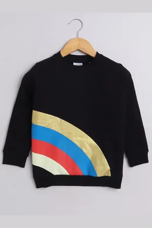 BUMZEE Girls Colourblocked Sweatshirt