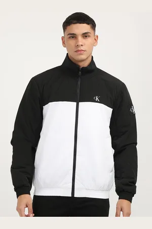Calvin Klein Men Colourblocked Crop Sporty Jacket