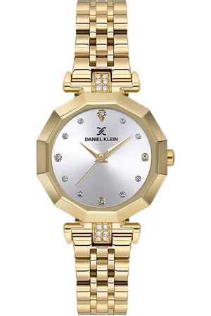 Daniel Klein Women Embellished Dial & Bracelet Style Straps Analogue Watch DK.1.13724-2