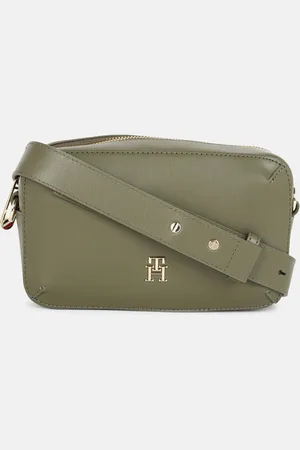 Tommy Hilfiger Embellished PU Structured Sling Bag