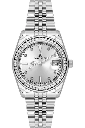 Daniel Klein Women Embellished Dial & Bracelet Style Straps Analogue Watch DK.1.13715-1