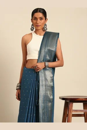 Taavi Woven Design Zari Handloom Saree