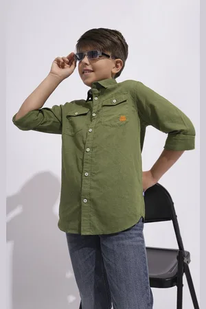 JACK & JONES Boys Opaque Casual Shirt