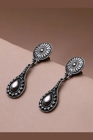 Fabindia Silver Drop Earrings