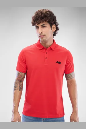 SPYKAR Men Polo Collar Solid Slim Fit T-Shirt