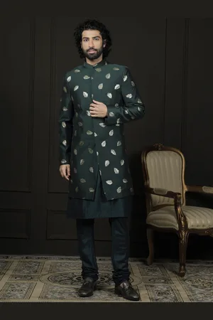 Vastramay Embroidered Sherwani Set