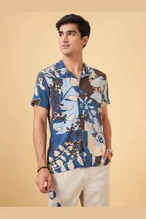 Pantaloons Men Slim Fit Floral Opaque Printed Casual Shirt