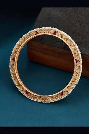 Fabindia Gold-Plated Beaded Bangle