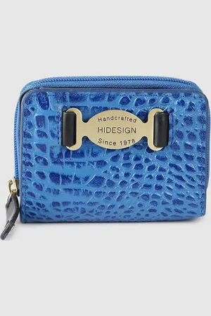 Hidesign Women Animal Textured Leather Zip Around Wallet