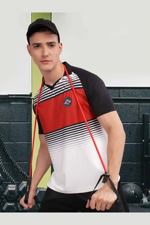 STELLERS Men Regular Fit Dry Fit Active Wear T-Shirt