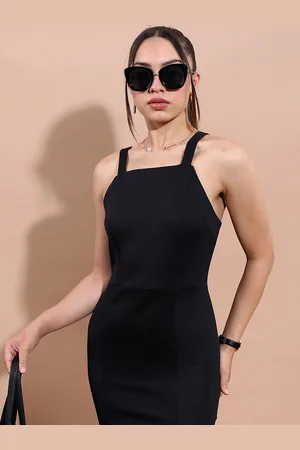 Tokyo Talkies Shoulder Straps Bodycon Dress
