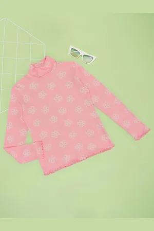 Pantaloons Girls Floral Printed Sweatshirt