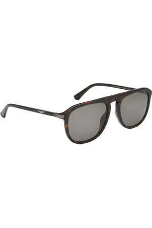 Police Men Square Sunglasses with UV Protected Lens SPLE06K56722SG