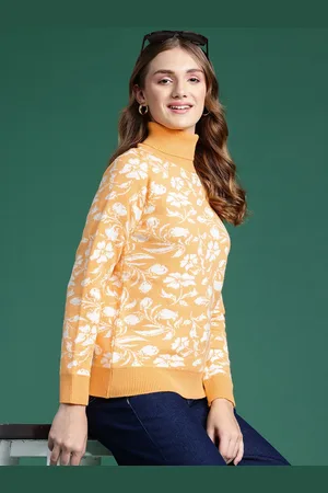 DressBerry Women Floral Acrylic Pullover
