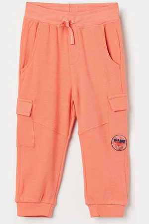 Lifestyle Boys Pure Cotton Mid Rise Joggers