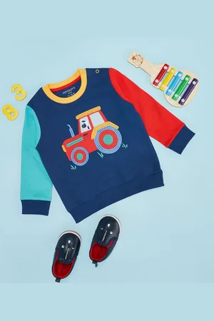 Pantaloons Boys Embroidered Sweatshirt
