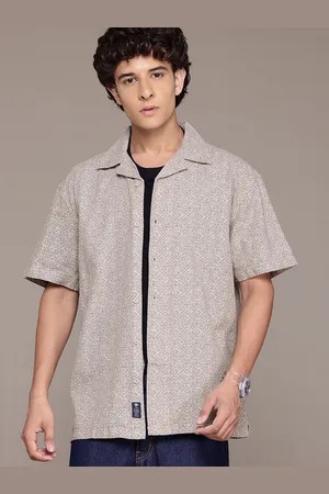 Roadster The Lifestyle Co. Pure Cotton Ethnic Print Casual Shirt