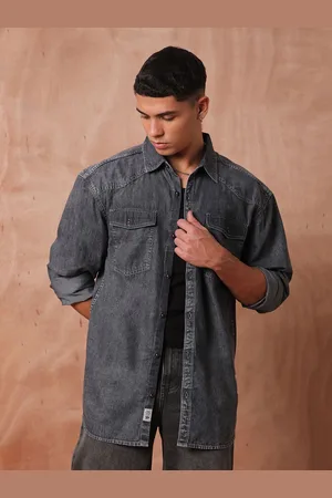 Roadster The Lifestyle Co Relaxed Fit Denim Casual Shirts