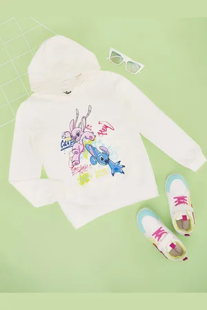 Pantaloons Girls Graphic Printed Sweatshirt