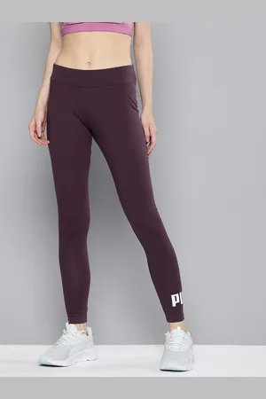 PUMA Women Tight Fit Brand Logo Printed Outdoor Tights