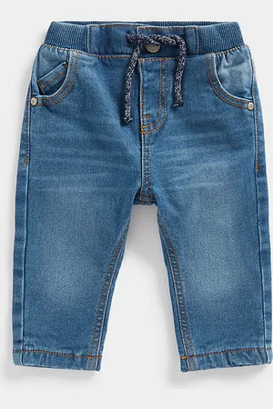 Mothercare Boys Regular Fit Mid-Rise Light Fade Stretchable Jeans