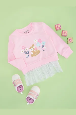 Pantaloons Girls Floral Printed Sweatshirt