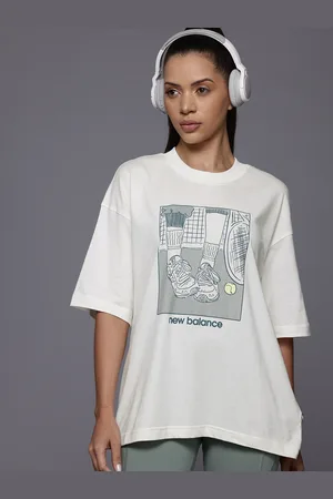 New Balance Printed Pure Cotton Oversized T-shirt