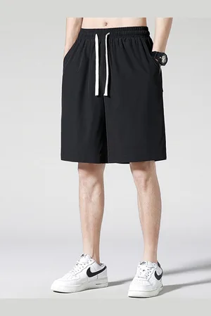 HERE&NOW Men Solid Mid-Rise Regular Fit Shorts